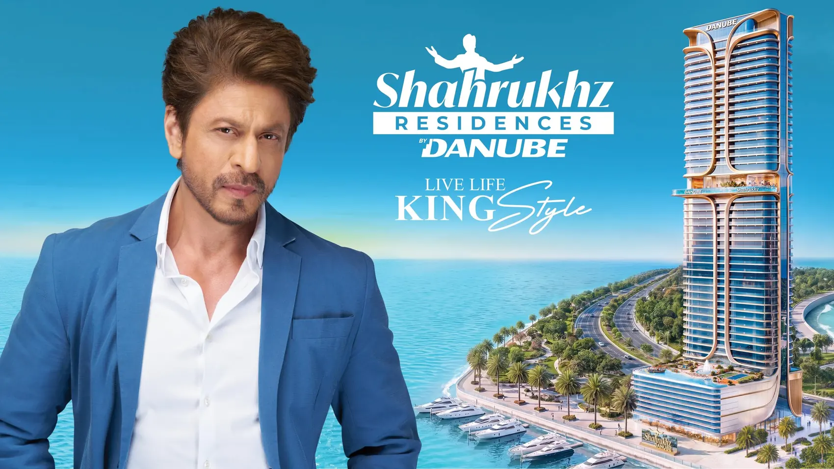 Shahrukhz Residences by Danube, waterfront tower in Maritime City, Dubai